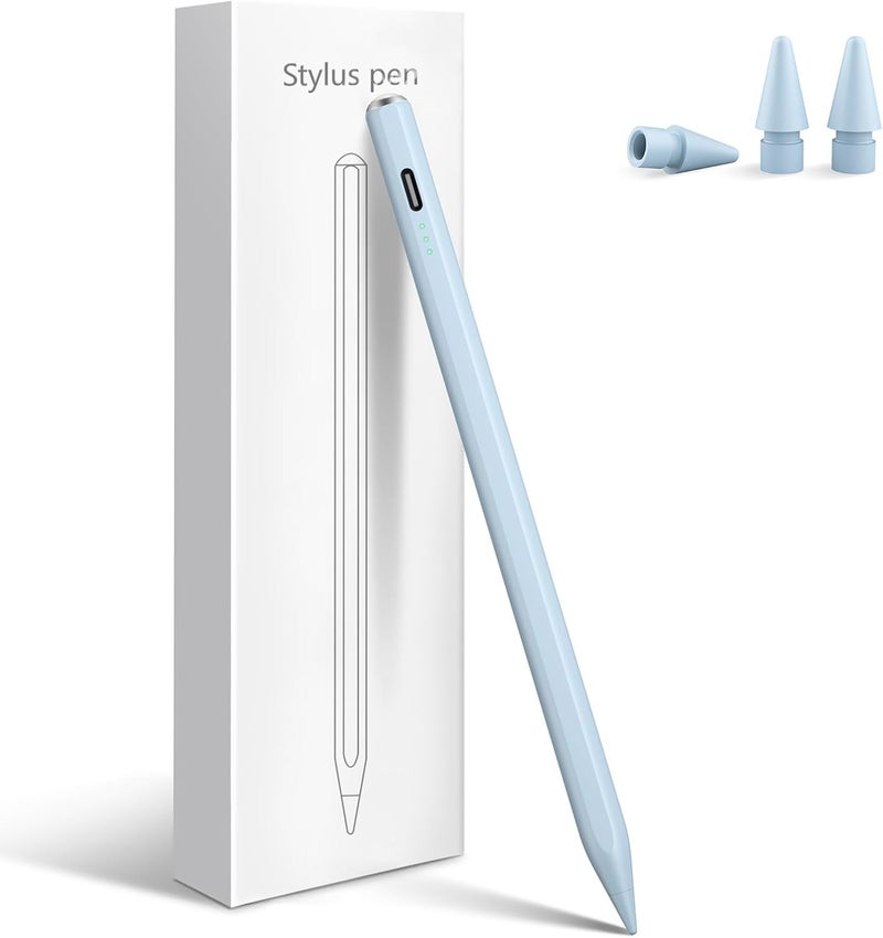 Aspaper Stylus Pen for iPad 2025-2018 with 13mins Fast Charge,Tilt Sensitive Palm Rejection Pencil for 11th A16,10th/9th/8th/7th/6th, Air 11/13 M2/M3,Pro 11/13 M4/M5,Pro 12.9“,Air 5/4/3,Mini 7/6/5 - Image 1